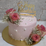 We serve a delicious cake with extra love.