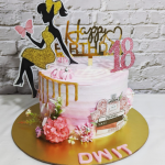 We serve a delicious cake with extra love.