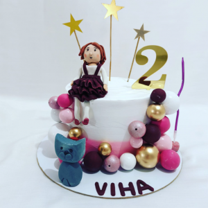 We serve a delicious cake with extra love.