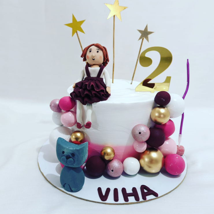 We serve a delicious cake with extra love.