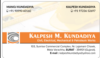 Civil, Chemical, Electrical & petroleum work