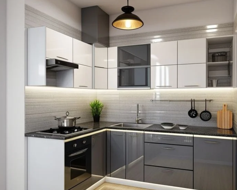 Manufacturer of l shaped modular kitchen, wooden bed & pvc furniture.