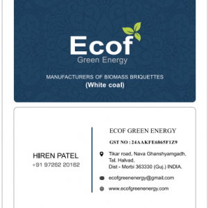 Mfg.of Biomass Briquettes ( white Coal)