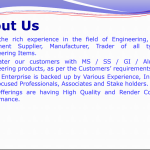 Industrial equipment supplier