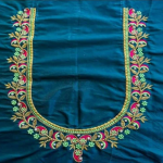 Embroidered work