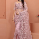 Net Saree, Designer Sarees, Marble Sarees, Rani Sarees, Ladies Nazmeen Saree and Embroidery Work Saree