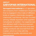 Paint Dyes Pharmaceutical Cosmetic Ink Printing Speciality chemicals Agro Rubber & plastics