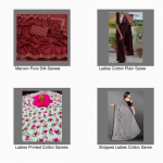 Manufacturer &  Trader of Net Lehenga Choli, Ladies Sarees and many more.