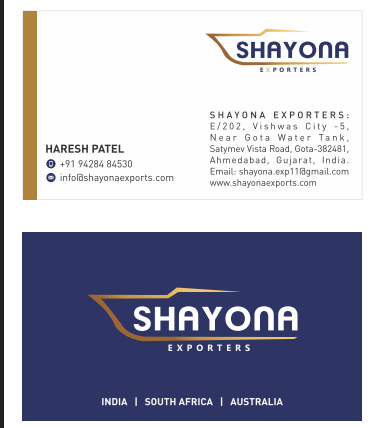 Grocery Iteams Export