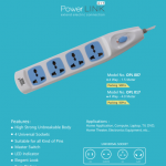 ALARM CLOCK, DIGITAL CLOCK, POWER LINK, SPIKE GUARD, MULTY PLUG and MODULAR USB CHARGER
