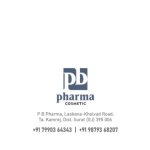 Mfg. Of Cosmetic Products