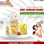 100% Pure & Naturally Grounuts  Oil