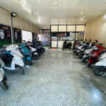 Electric motor scooter