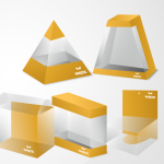 Paper and Plastic packaging.