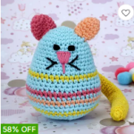 Crochet baby toys and accessories.