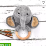 Crochet baby toys and accessories.