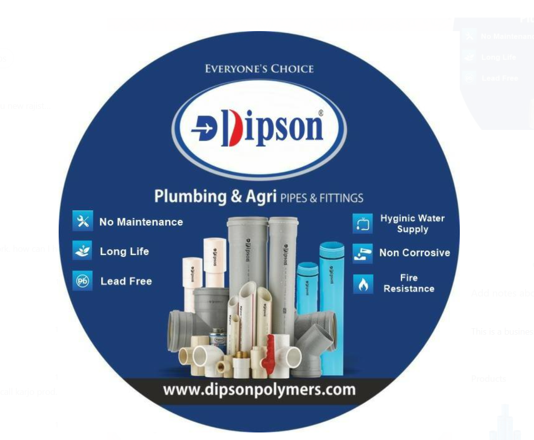 Manufacturer of Plumbing Pipes and Fittings