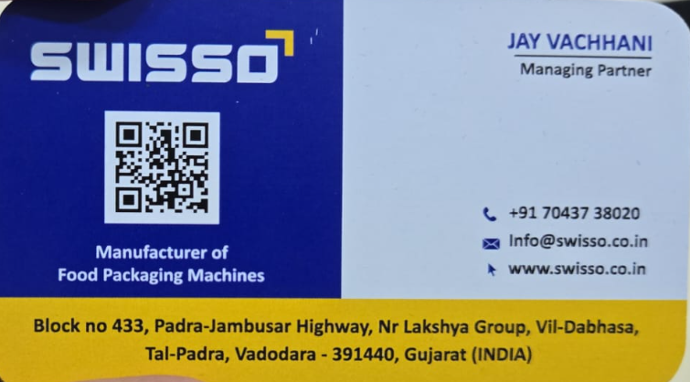 Mfg. of Food Packaging Machine