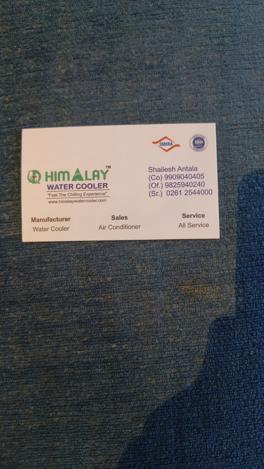 Mfg. of Water Cooler