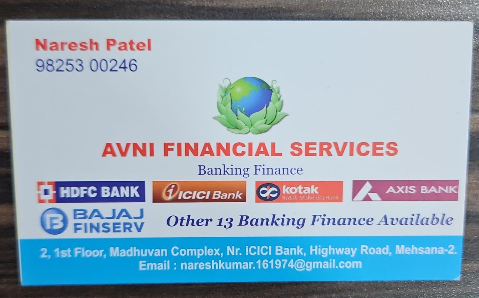 Mortgage loan, Housing loan, personal loan, Doctor loan.