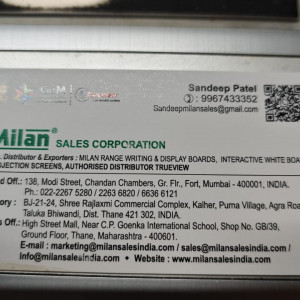 Range of writing & Display Board , white Board, projection Screen etc.