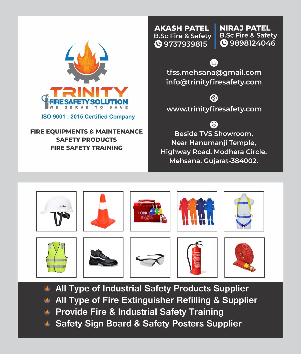 Fire Equipment & maintenance, Safety Products & Training