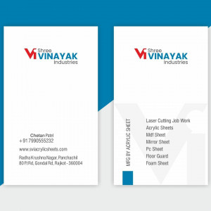 We manufacturing in Acrylic sheet and Acrylic products.