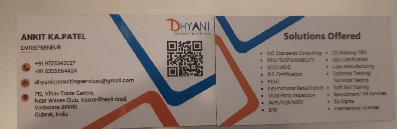 ISO Consulting, BIS Certification, EPR, Soft Skill Tranning, International Licenses etc.