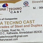 Mfg. of all grade of steel and duplex casting