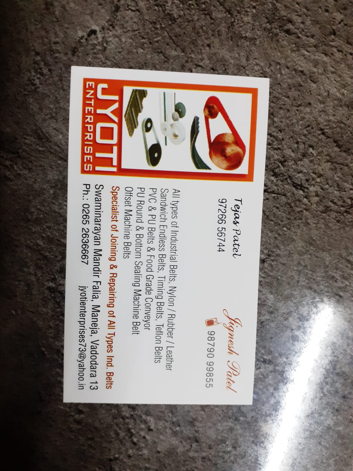 All Types Of Industrial Belts