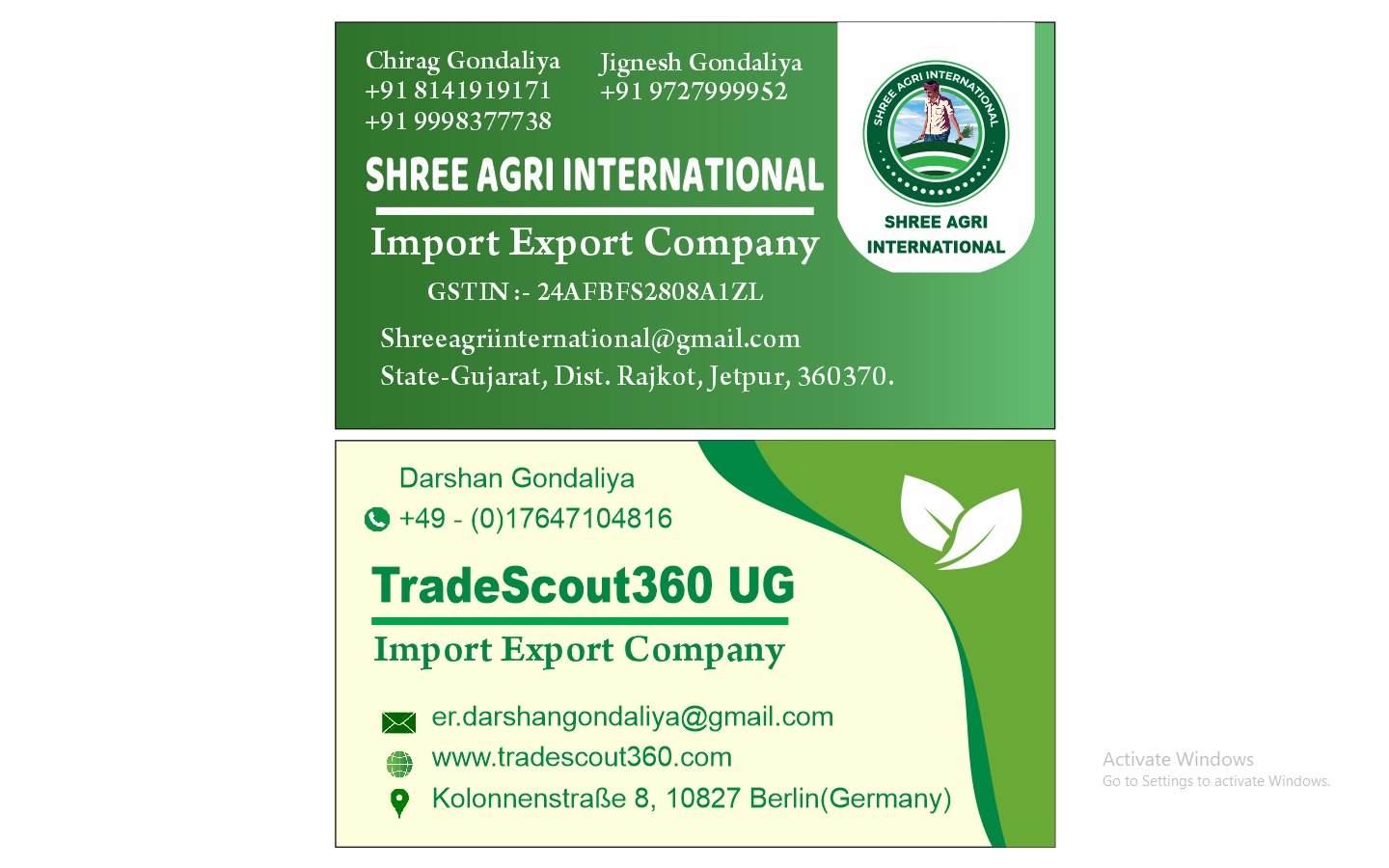 Import & Export company