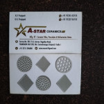 Mfg. of Ceramic Filter, Porcelain & refractories Iteams