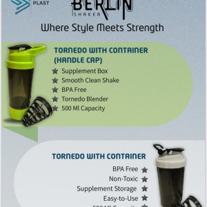 Shaker With Tornedo Blender