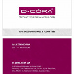 Mfg. of Decorative Wall & Floor Tiles