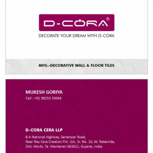 Mfg. of Decorative Wall & Floor Tiles