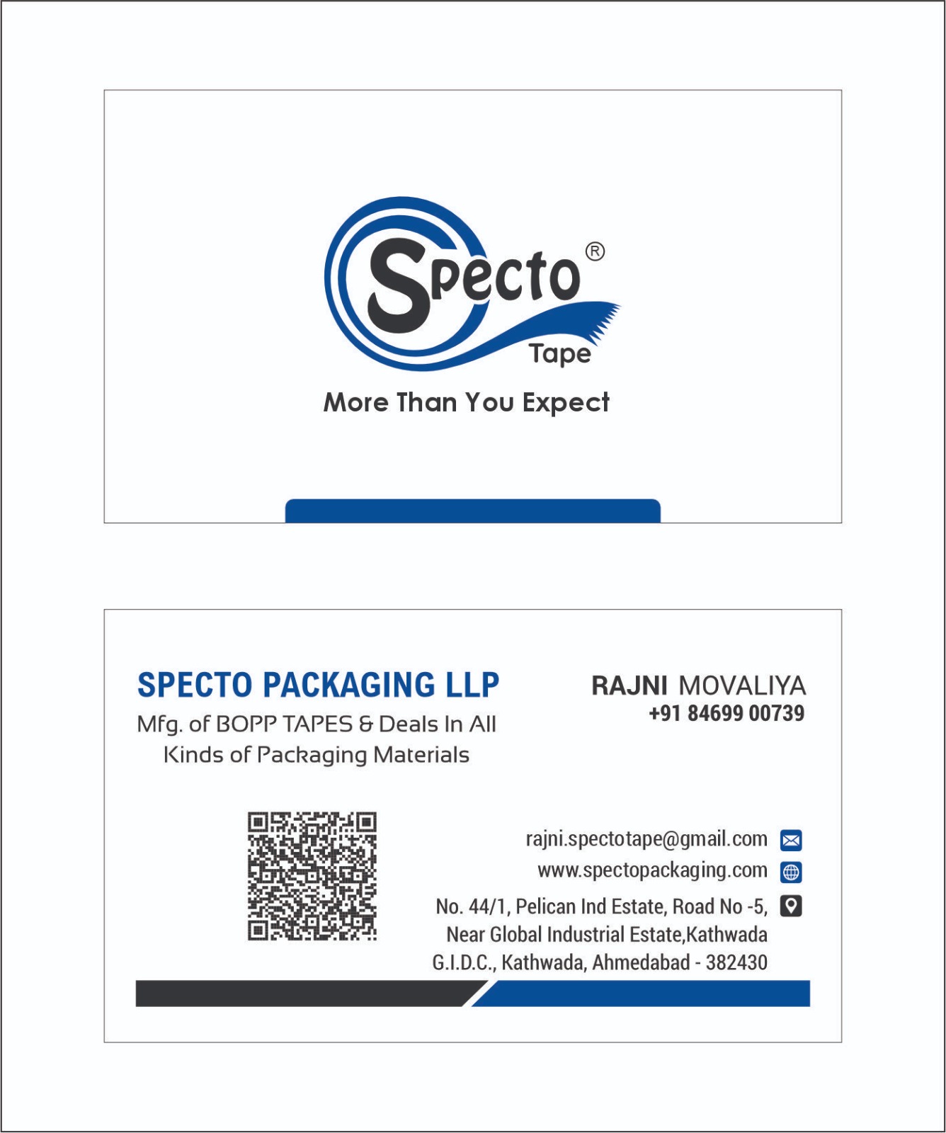 Mfg. of Packaging Tape