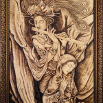 , Wood Burning , Charcoal Art